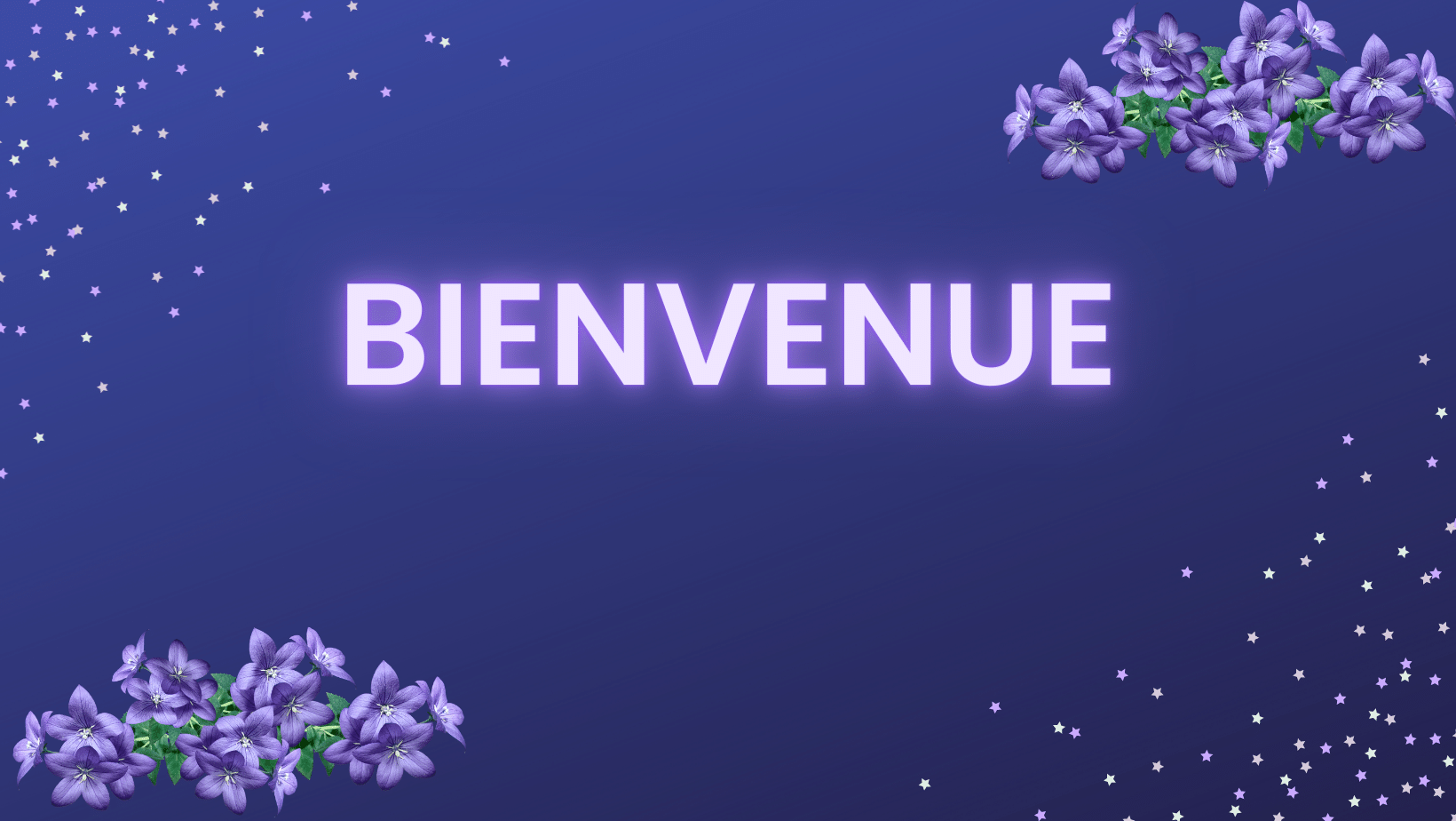 Bienvenue